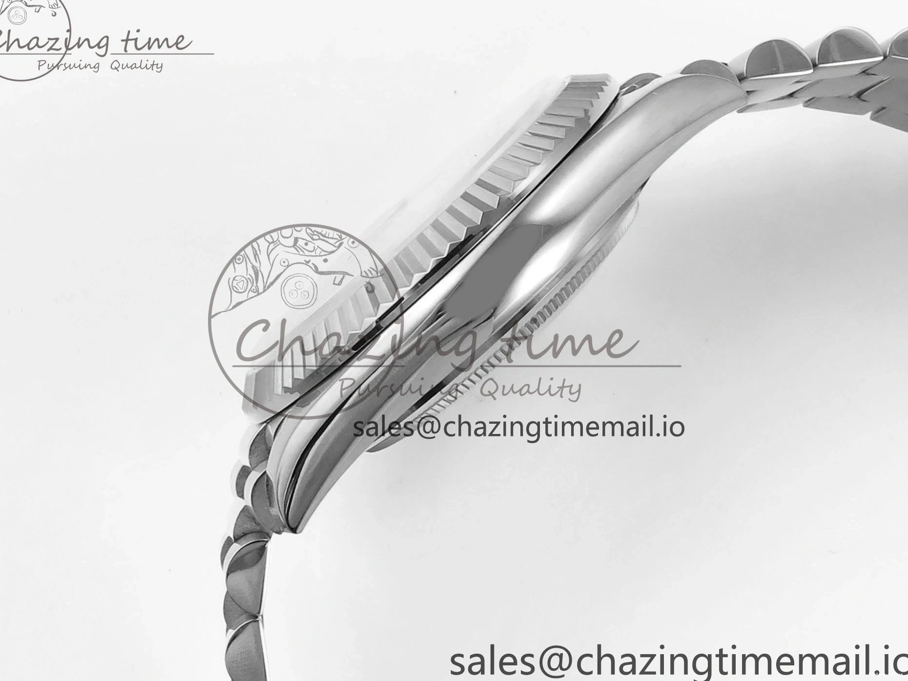 0126 Day Date 128239 36mm SS KF 1:1 Best Edition Black Dial Stick Marker On President Bracelet A2836 (Gain Weight) ZipUp 640